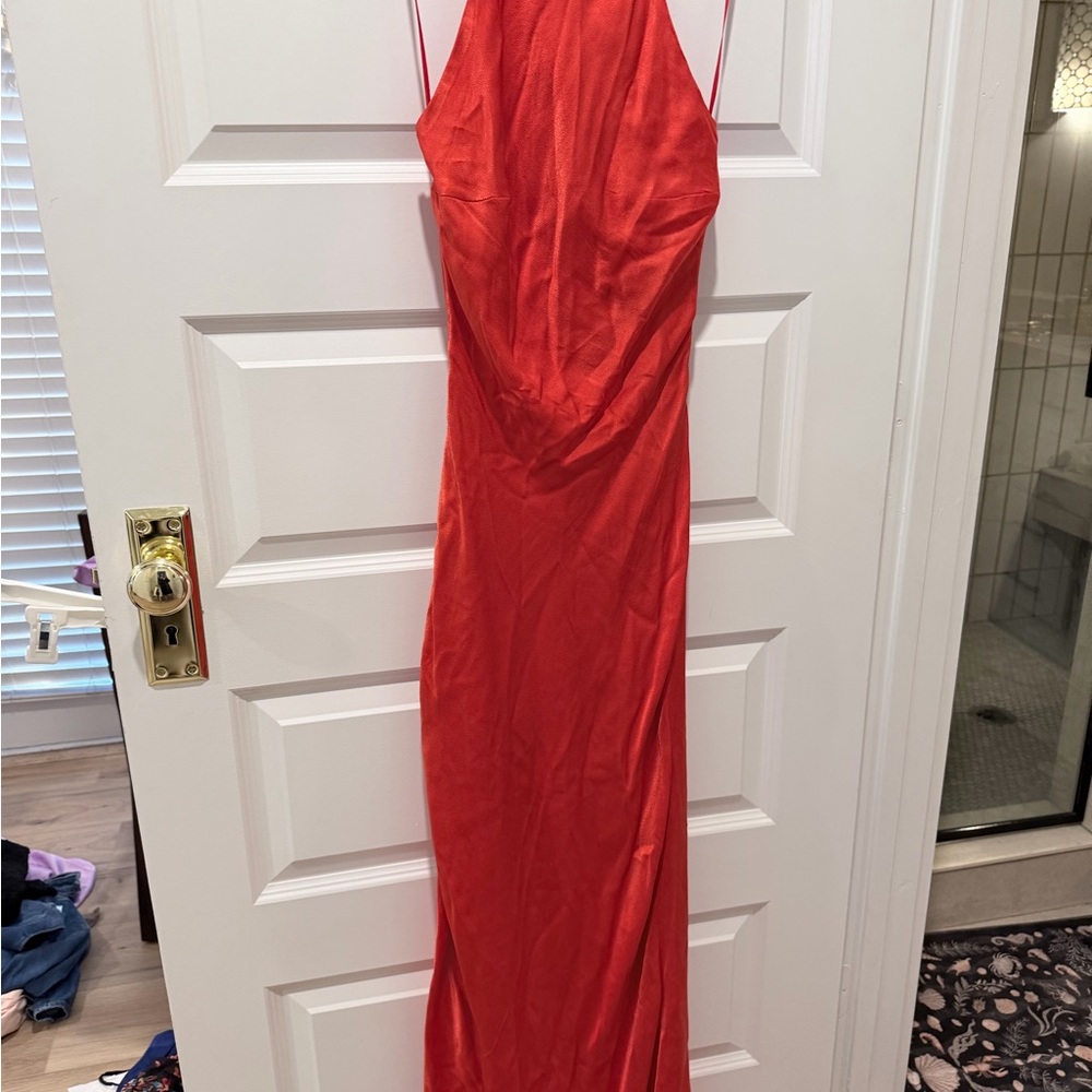 NWT Bardot Mila Cowl Slip Dress in Fire Red - Picture 8 of 8